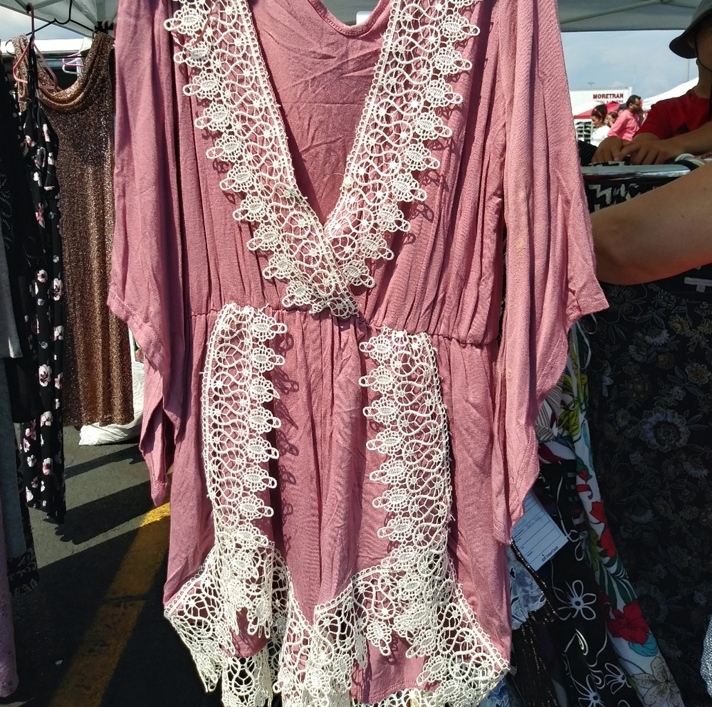 Romper in Cool Pink